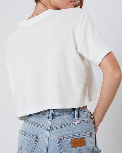 T-Shirt Billabong x Wrangler Made It blanc